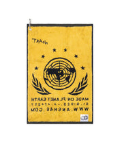 Load image into Gallery viewer, 'MADE ON PLANET EARTH' CARABINER TOWEL
